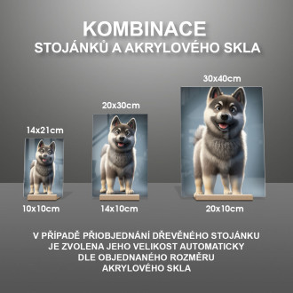 Norwegian Elkhound cartoon