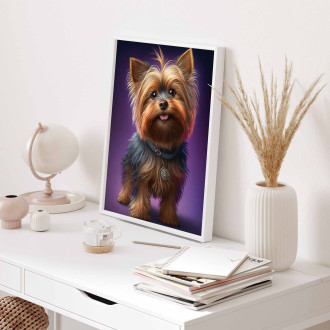 Silky Terrier cartoon