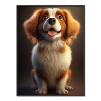 Nederlandse Kooikerhondje cartoon