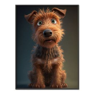 Irish Terrier cartoon