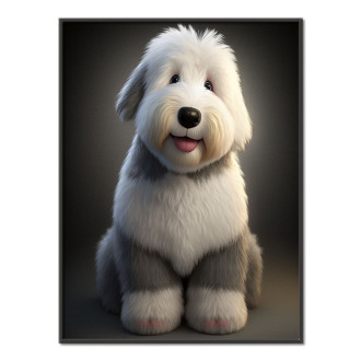 Old English Sheepdog cartoon