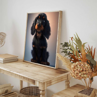 Gordon Setter cartoon