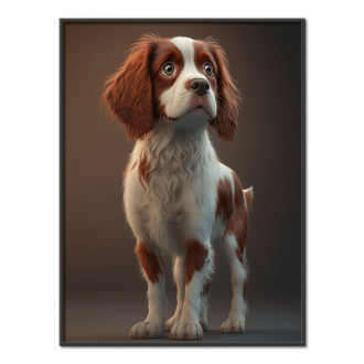 Irish Red and White Setter cartoon