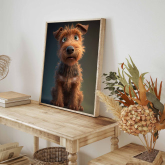 Irish Terrier cartoon