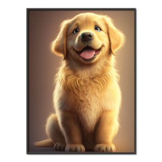 Golden Retriever cartoon