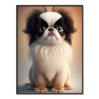 Japanese Chin cartoon