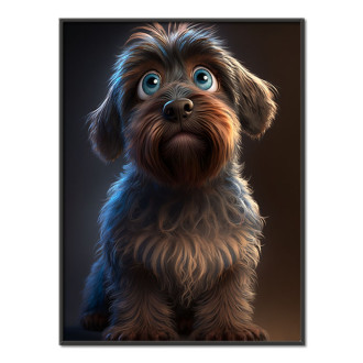 Wirehaired Pointing Griffon cartoon