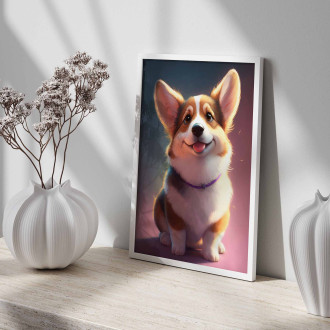 Pembroke Welsh Corgi cartoon