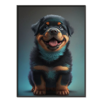 Rottweiler cartoon