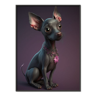 Xoloitzcuintli cartoon