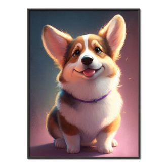 Pembroke Welsh Corgi cartoon