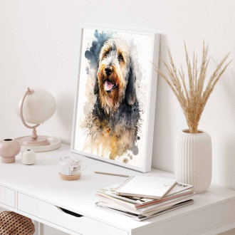 Otterhound watercolor