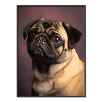 Pug realistic