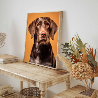 German Wirehaired Pointer realistic