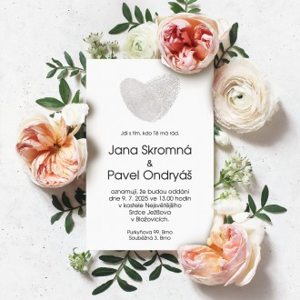 Wedding invitation FO1346