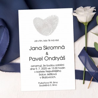 Wedding invitation FO1346