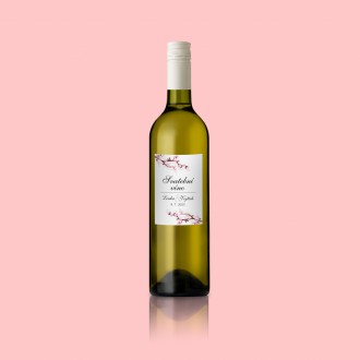 Wedding wine label KL1803v