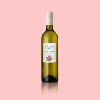 Wedding wine label KL1812v