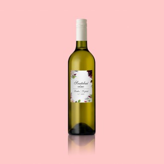 Wedding wine label KL1821v