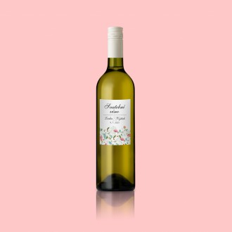 Wedding wine label KL1823v