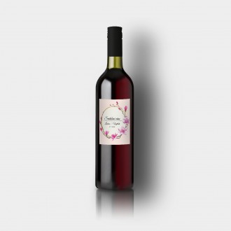 Wedding wine label FO1304v