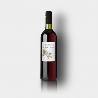 Wedding wine label FO1328v