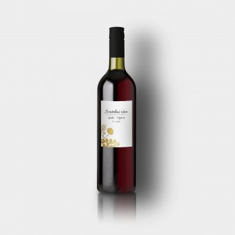 Wedding wine label FO1333v