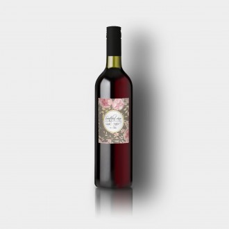 Wedding wine label FO1348v