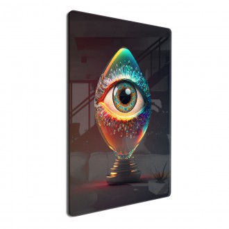 Acrylic glass Psychedelic eye