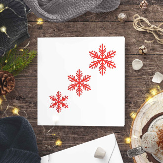 Christmas card PFLSR1005 white